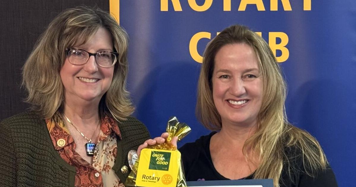 Monica Weinberg shares trip to Antarctica at Rotary