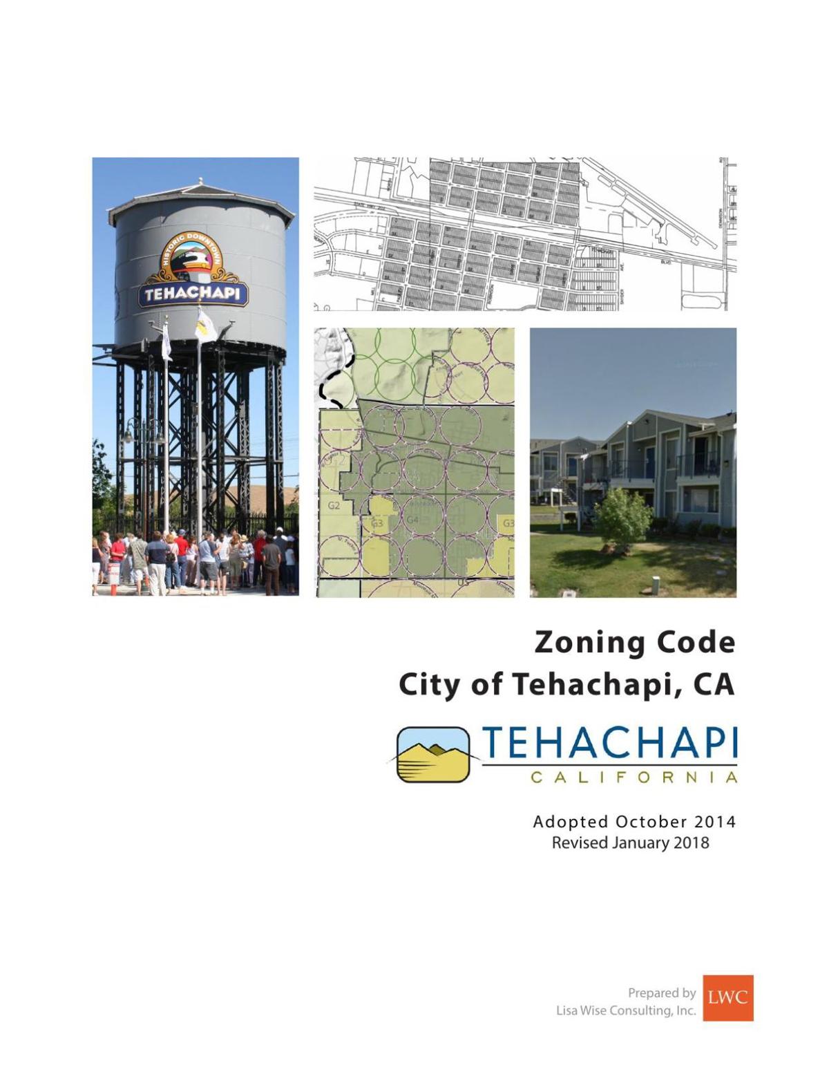Read a copy of Tehachapi's zoning code.