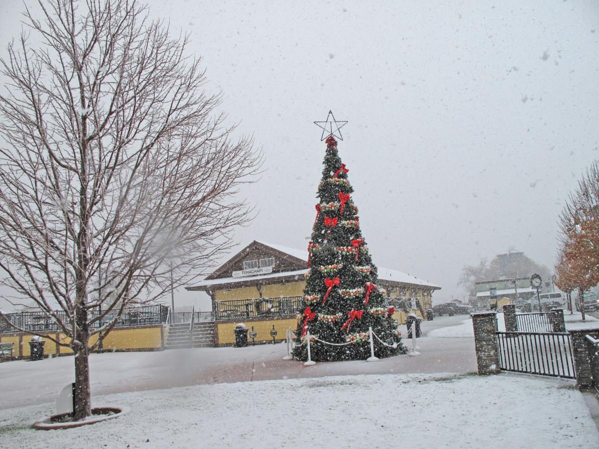 Tehachapi sees its first snow of the season News