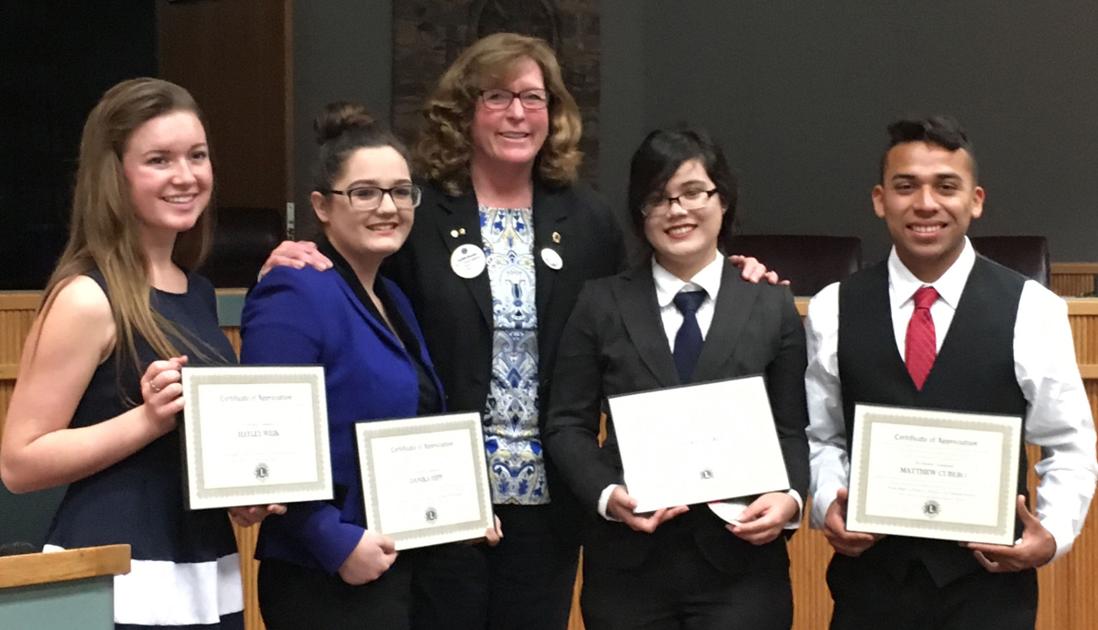 Lions announce winner of Student Speaker Contest Lifestyle