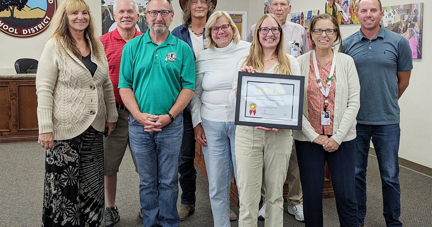 Members of conservation district board honored for planting trees at local schools - Vimarsana News