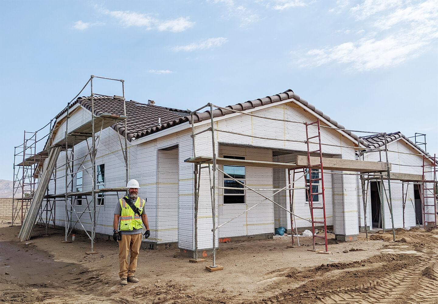 Model home under construction at K. Hovnanian’s ‘Tehachapi Hills’ News