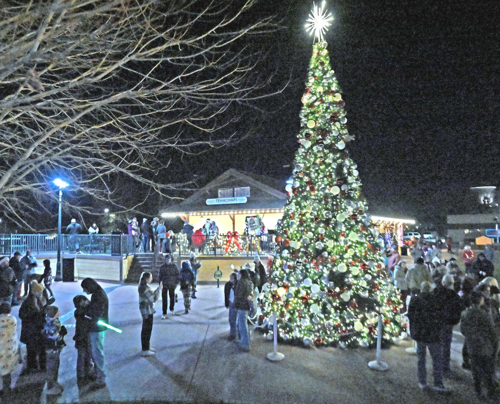 Tehachapi's first Christmas tree and others through the years