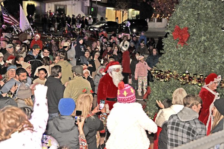 PHOTO GALLERY Santa, mayor flip the switch to illuminate Christmas