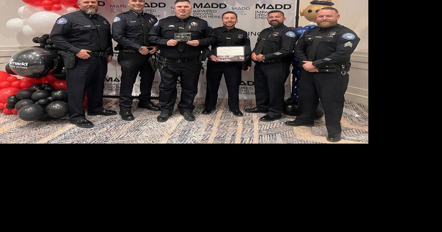 TPD officers honored at MADD event | News | tehachapinews.com