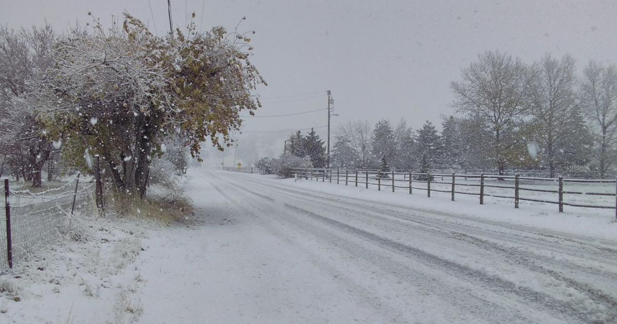 Winter wonderland: Tehachapi sees its first snow of the season ...