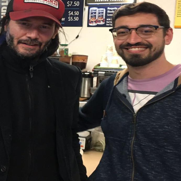 Keanu Reeves Cruises By Tehachapi After Being Stranded At