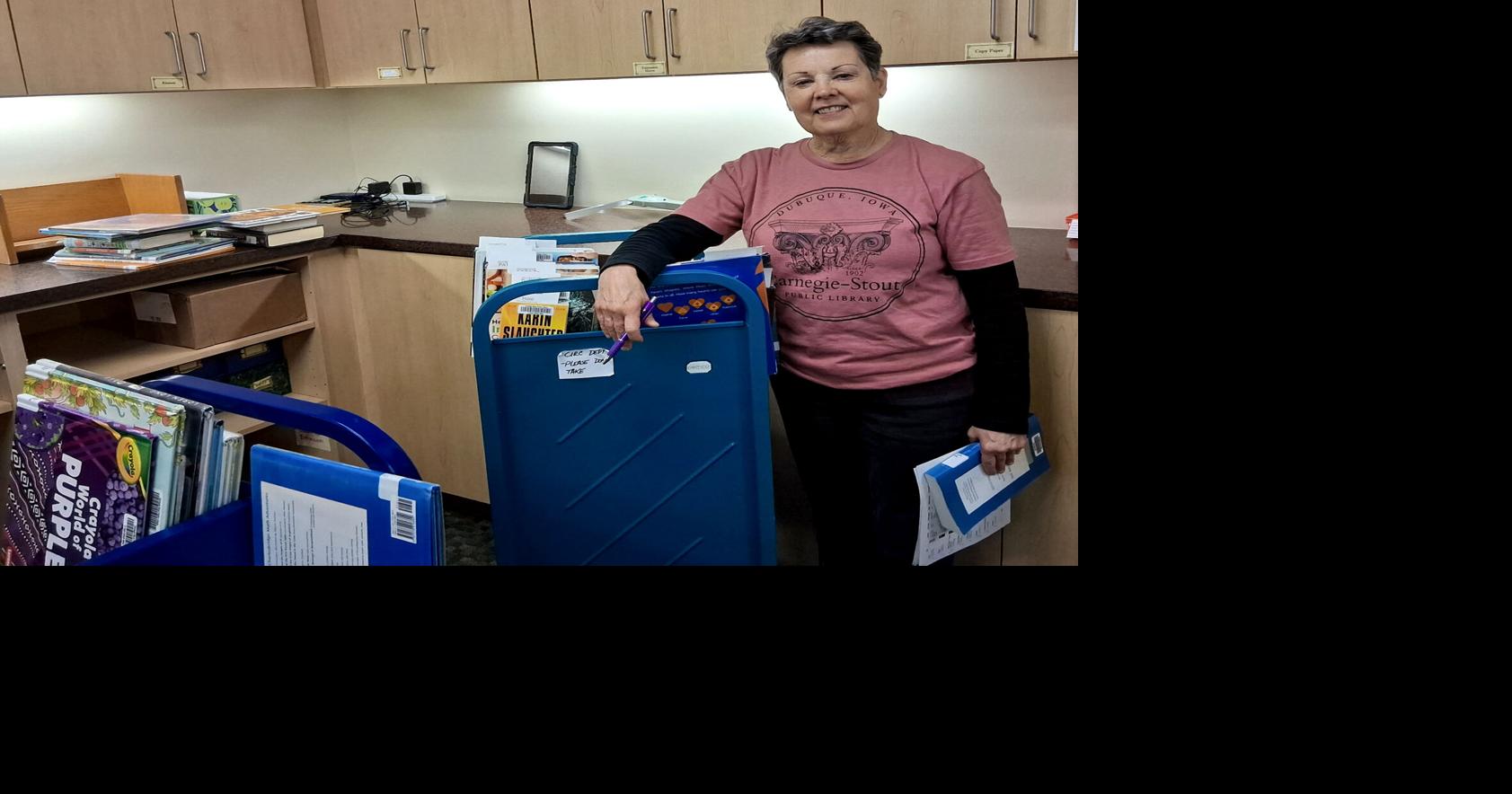 Person who makes a difference: Retired teacher sleuths shelves for patrons' books