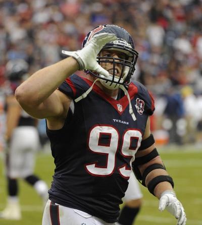 Nfl Former Badger J J Watt Building Quite A Following In Houston Other Sports Telegraphherald Com