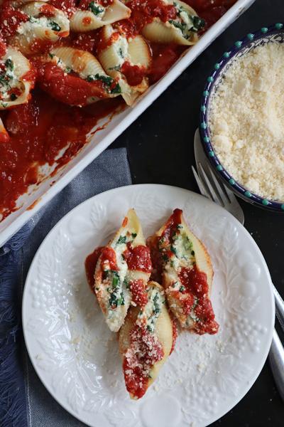 Food Spinach Stuffed Shells A Tasty Choice Features Telegraphherald Com