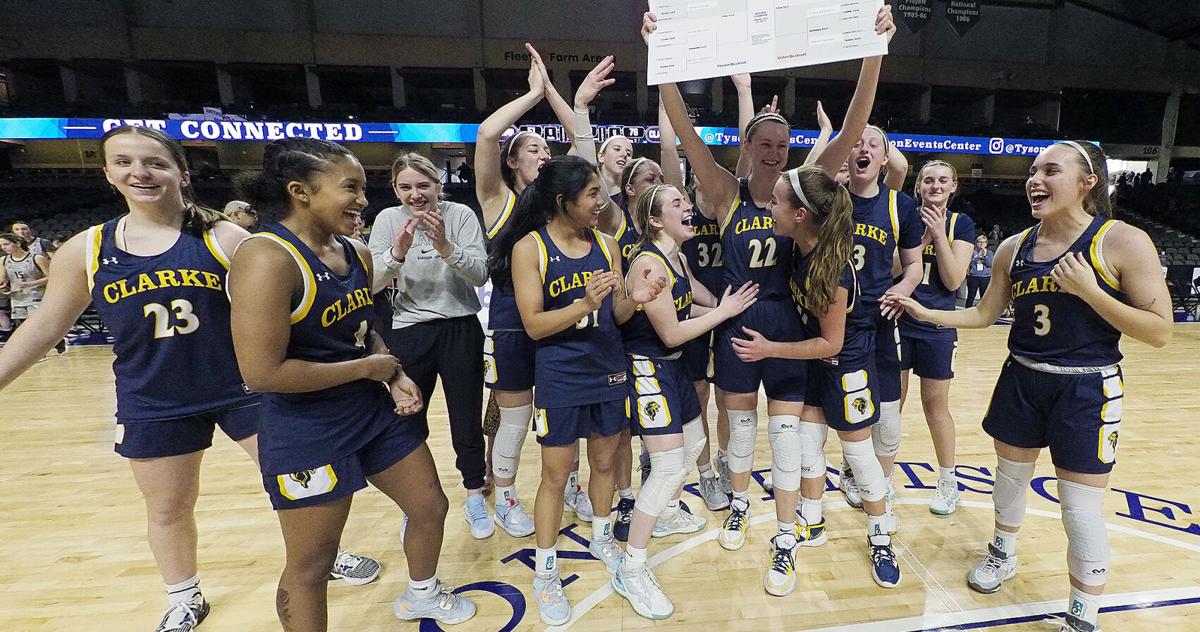 Women's college basketball Clarke routs Campbellsville for 1st trip to