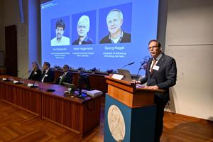 Nobel medicine prize goes to 3 scientists for research into brain activity