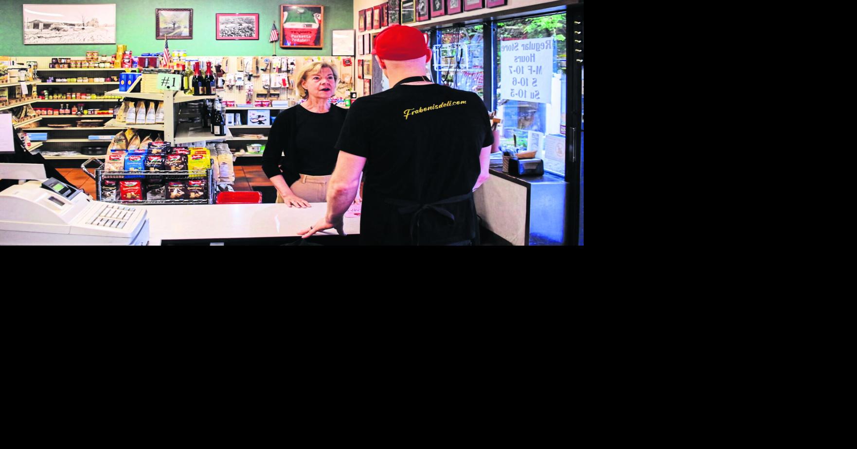 Baldwin tours Madison-area grocer to highlight struggles of small businesses