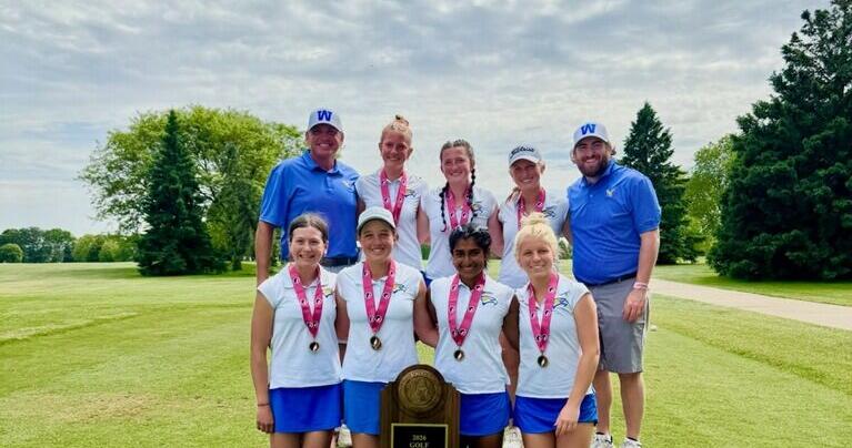 Girls prep golf: Wahlert storms back to win Class 3A state title