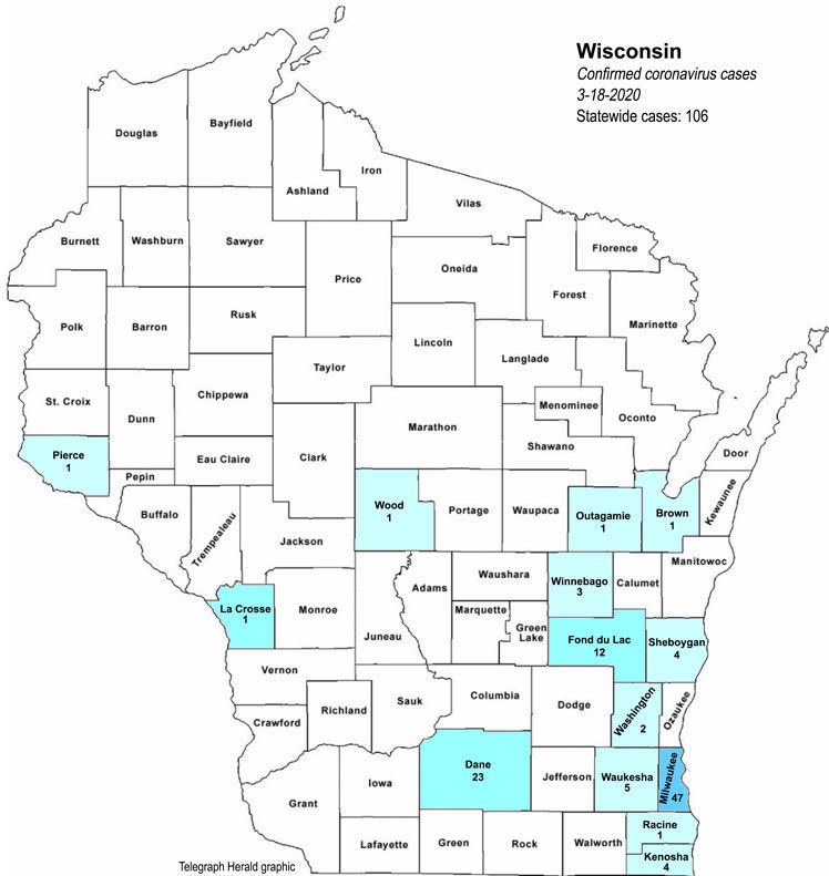 Where is COVID-19? Updated maps of confirmed cases in Illinois, Iowa ...