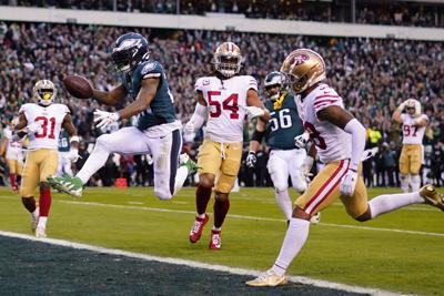 Hurts, Eagles soar into Super Bowl, rout 49ers for NFC title