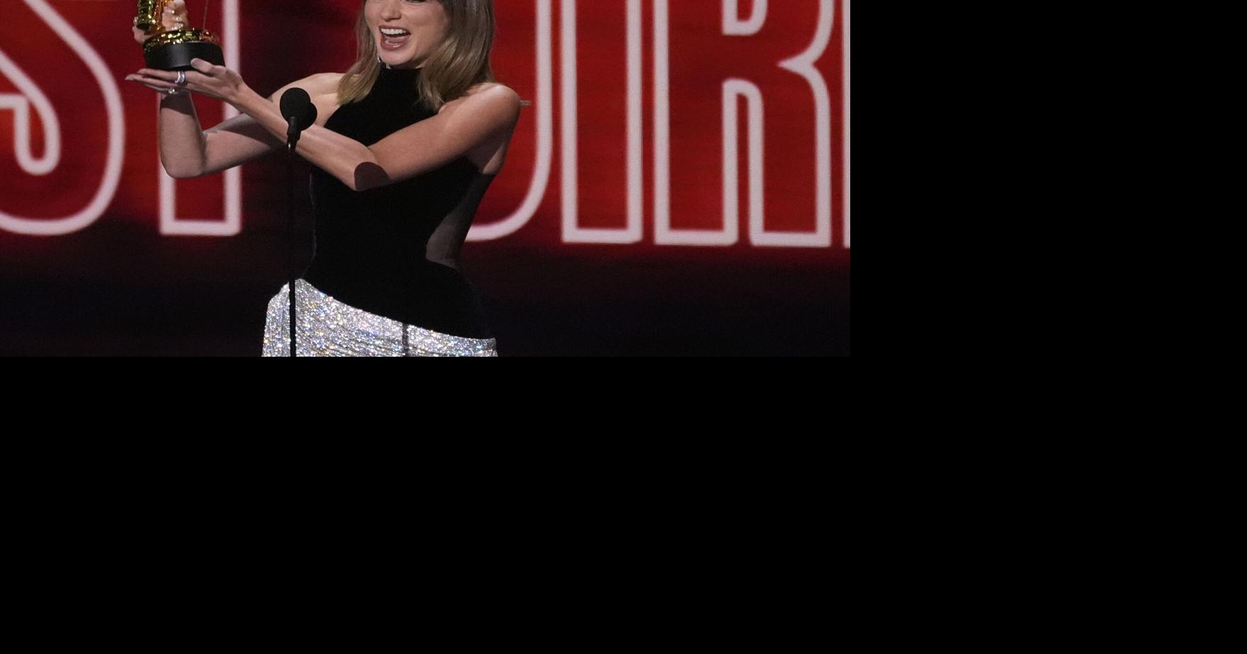 Taylor Swift becomes most-awarded artist in MTV Video Music Awards history