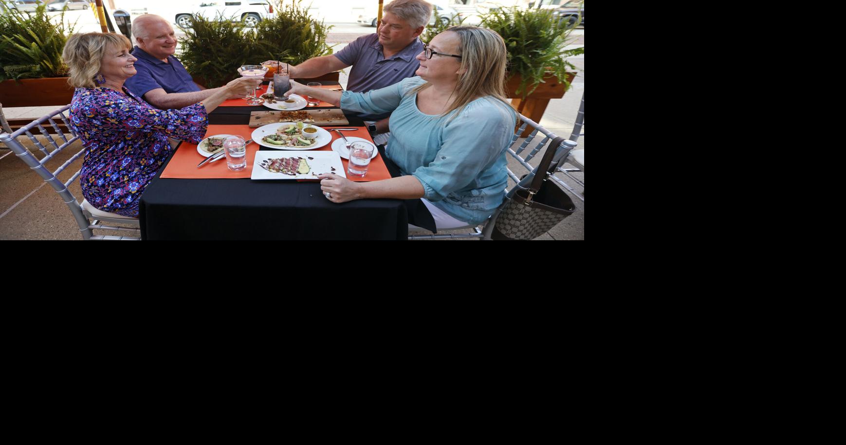 Out in the open Local restaurants offer many al fresco dining options