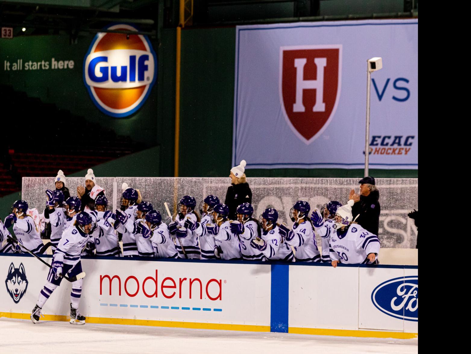 Gallery: Women's Hockey falls to Holy Cross at Frozen Fenway