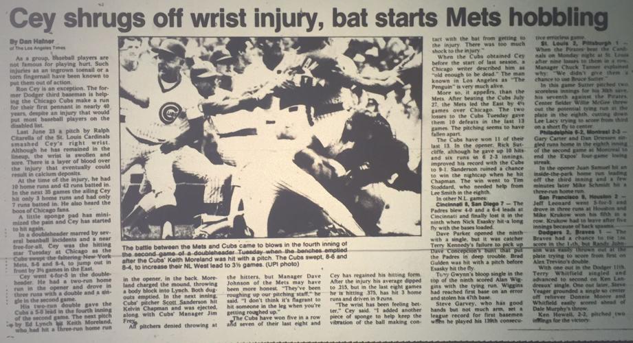 Ryno, Sarge and Doctor K: Look back at Mets-Cubs clash in '84