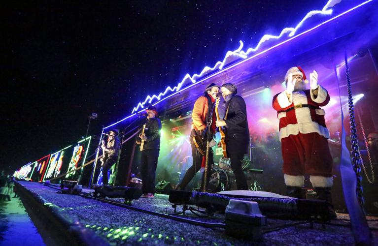 Holiday train stop shown live tonight on Public