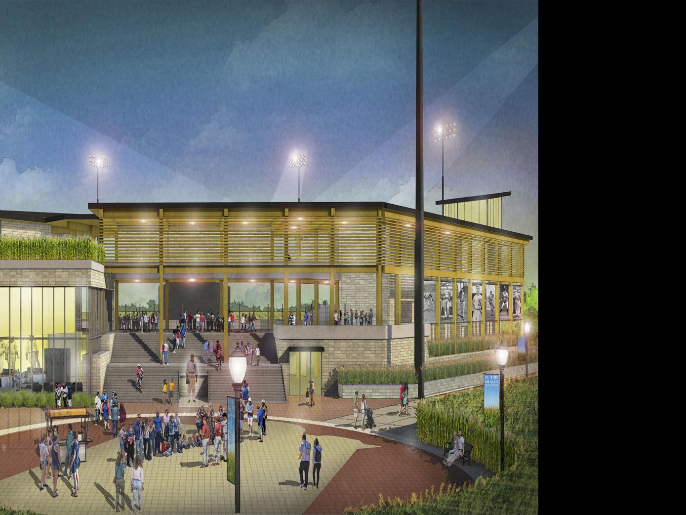 Iowa nonprofit proposes $50 million permanent stadium at Field of