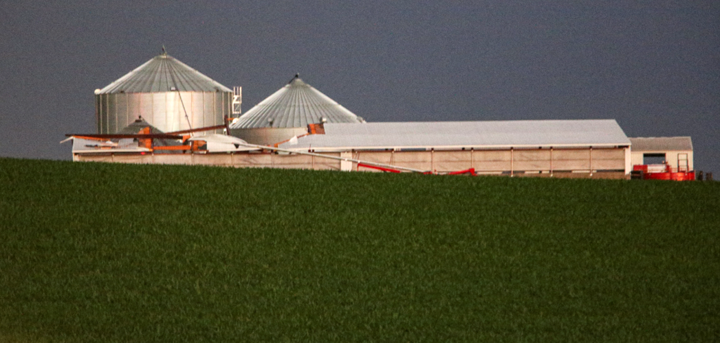 UPDATE Tornado causes damage near Bernard; lightning causes
