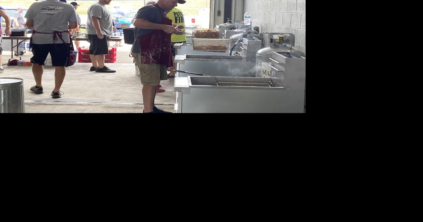 100s turn out to support Potosi Fire Department at annual Catfish