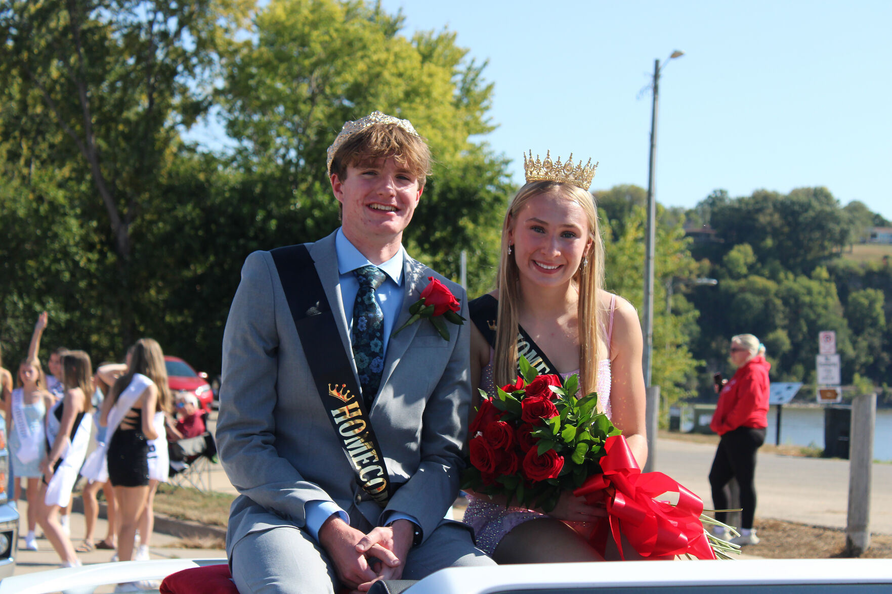 Dubuque Senior High School's homecoming king and queen, Calvin Lueken and  Carmen Schuster | Tri-state News | telegraphherald.com