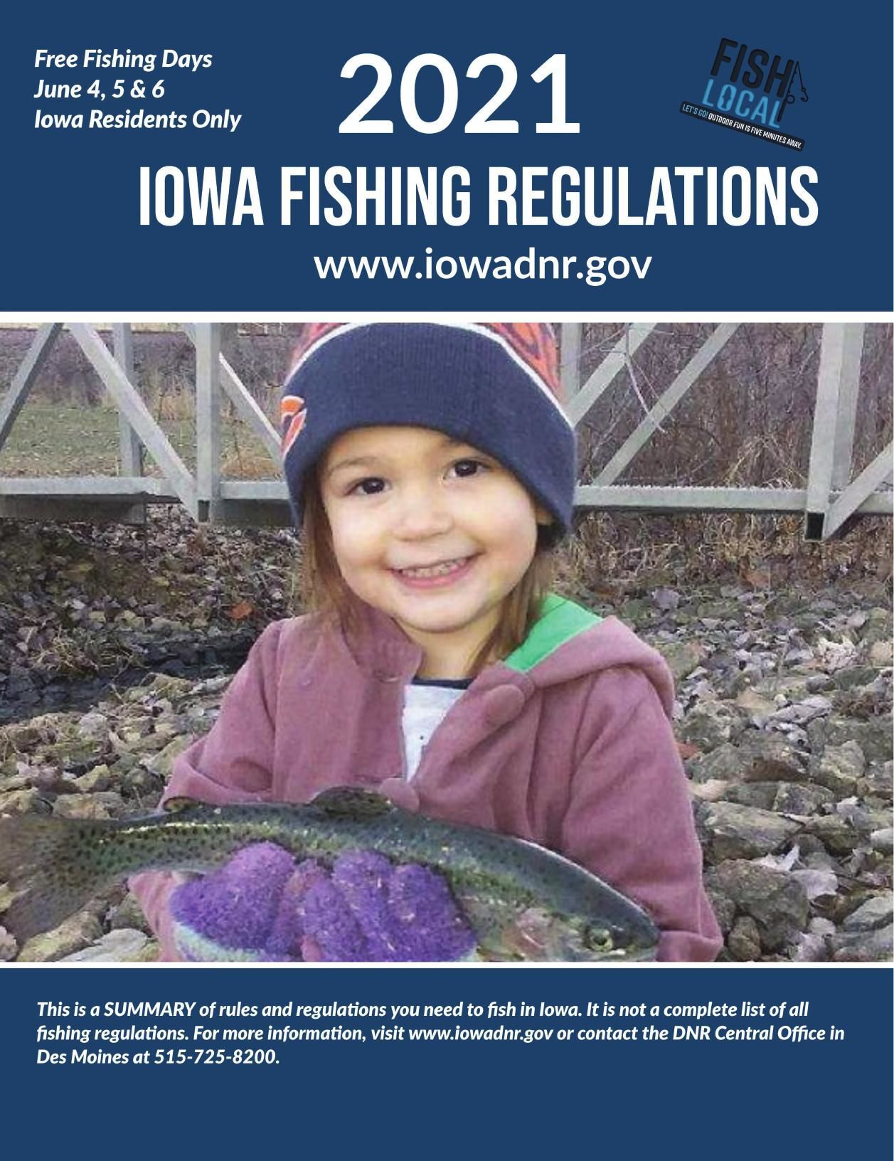 Iowa DNR fishing regulations
