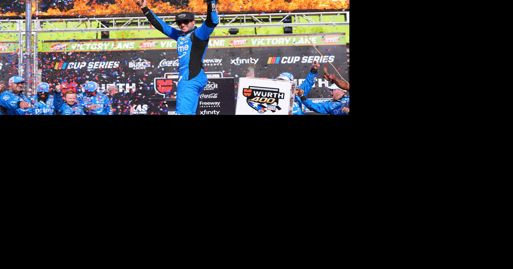 Chase Elliott wins at Texas to join Tyler Reddick as multiple Cup Series winners this season