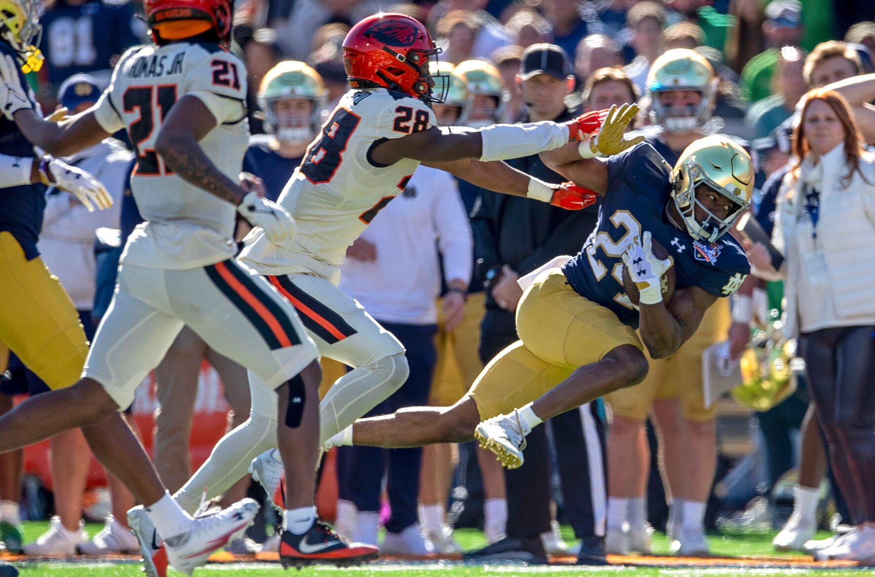 College Football Bowl Roundup: Sunny Afternoon For Notre Dame | Other ...