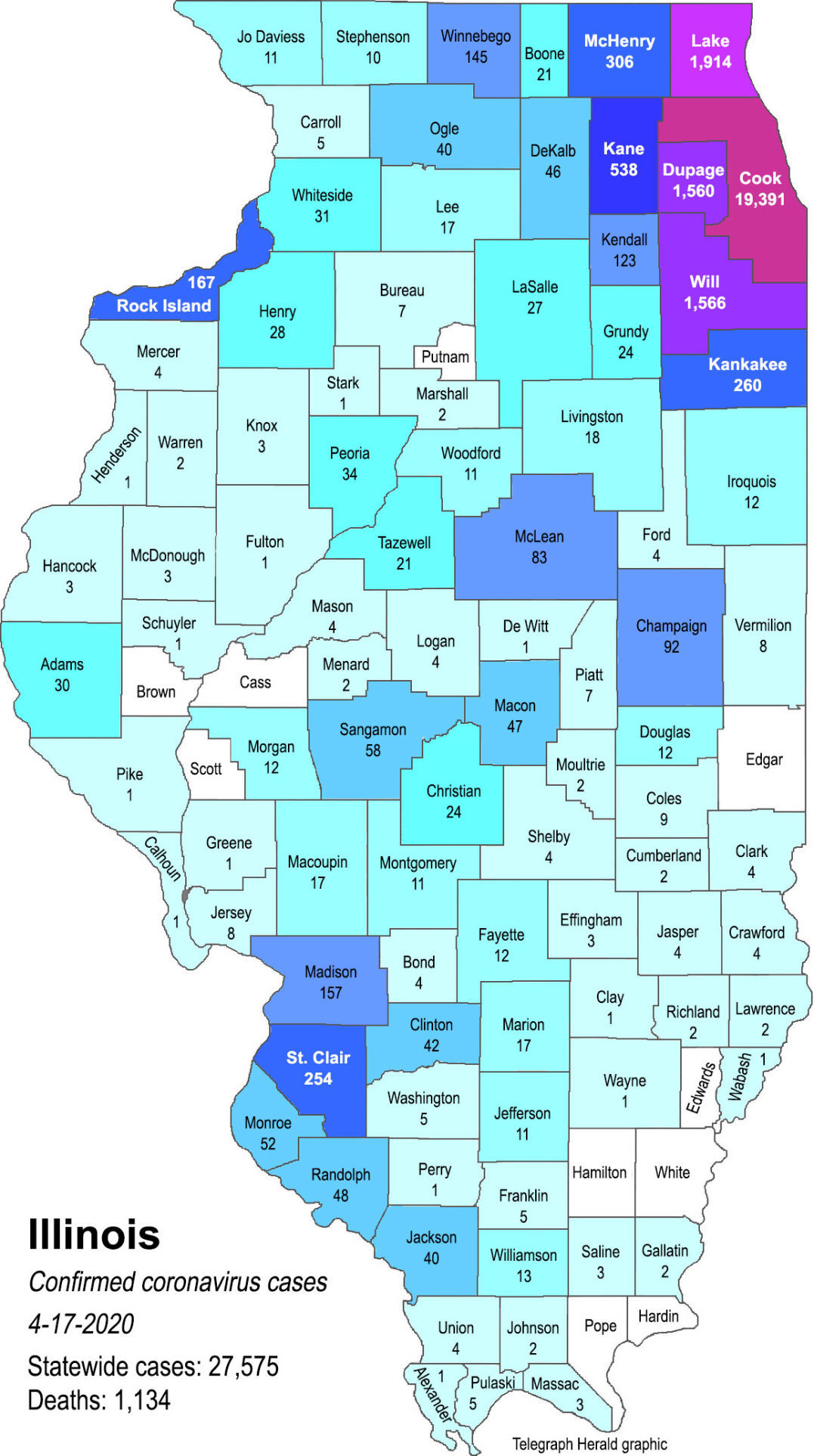 Map Of Wisconsin And Illinois Where is COVID 19? Maps of confirmed cases in Illinois, Iowa 