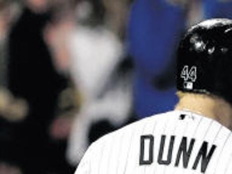 Chicago White Sox' Adam Dunn during a baseball game Thursday, June