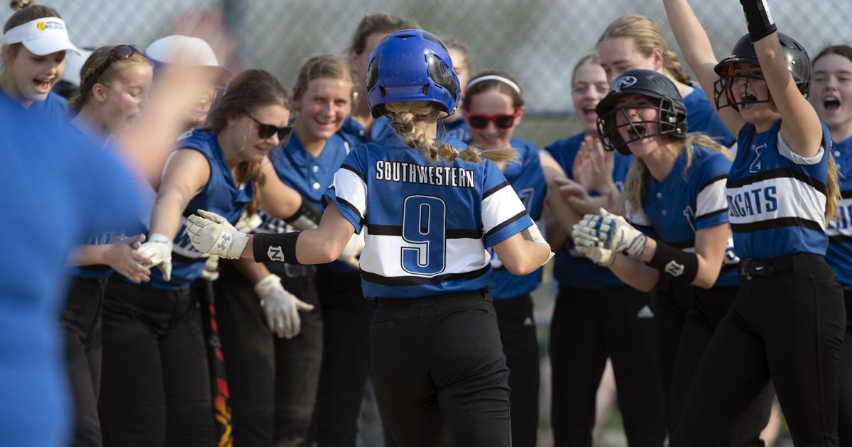 Prep softball: Southwestern puts it all together in win over Galena ...