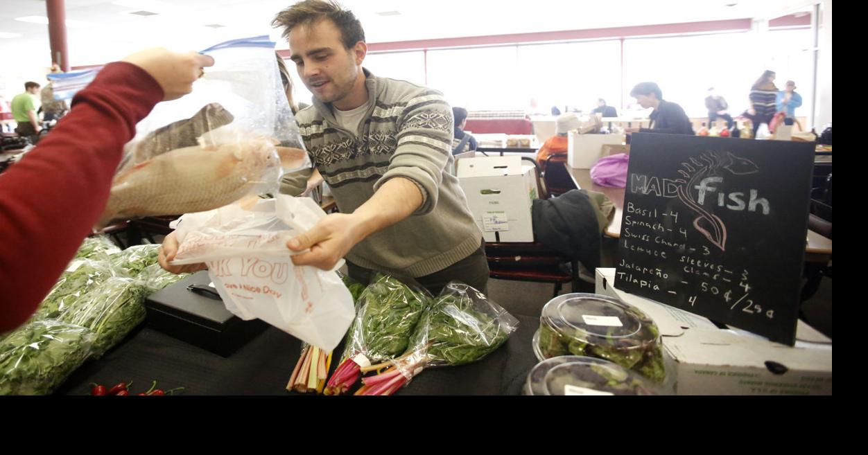 Fresh fish, colored eggs shake up Dubuque farmers market Tristate News