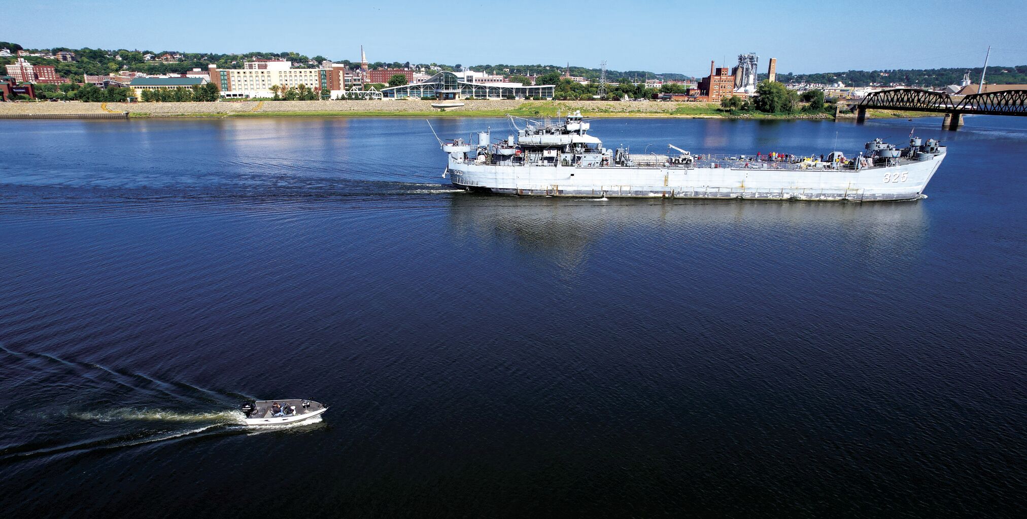 WWII ship that drew thousands during 2018 visit returns to Dubuque