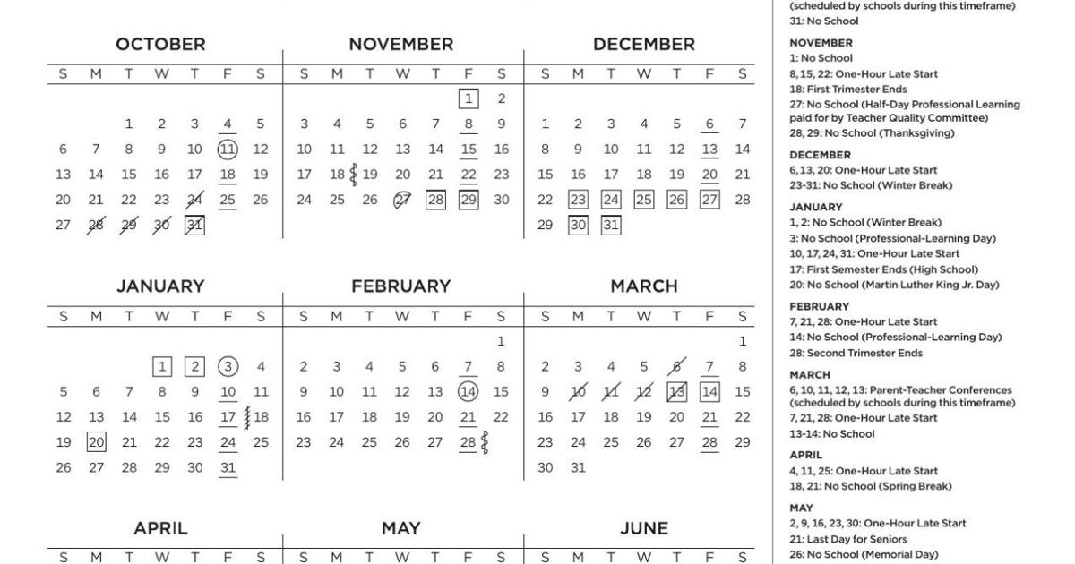 DCSD 20242025 Calendar