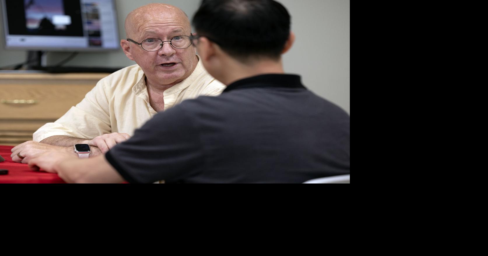 Person who makes a difference: Epworth man shares time, conversation with English learners
