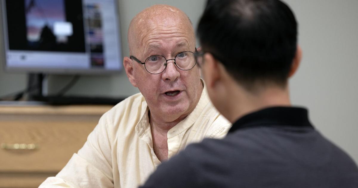 Person who makes a difference: Epworth man shares time, conversation with English learners