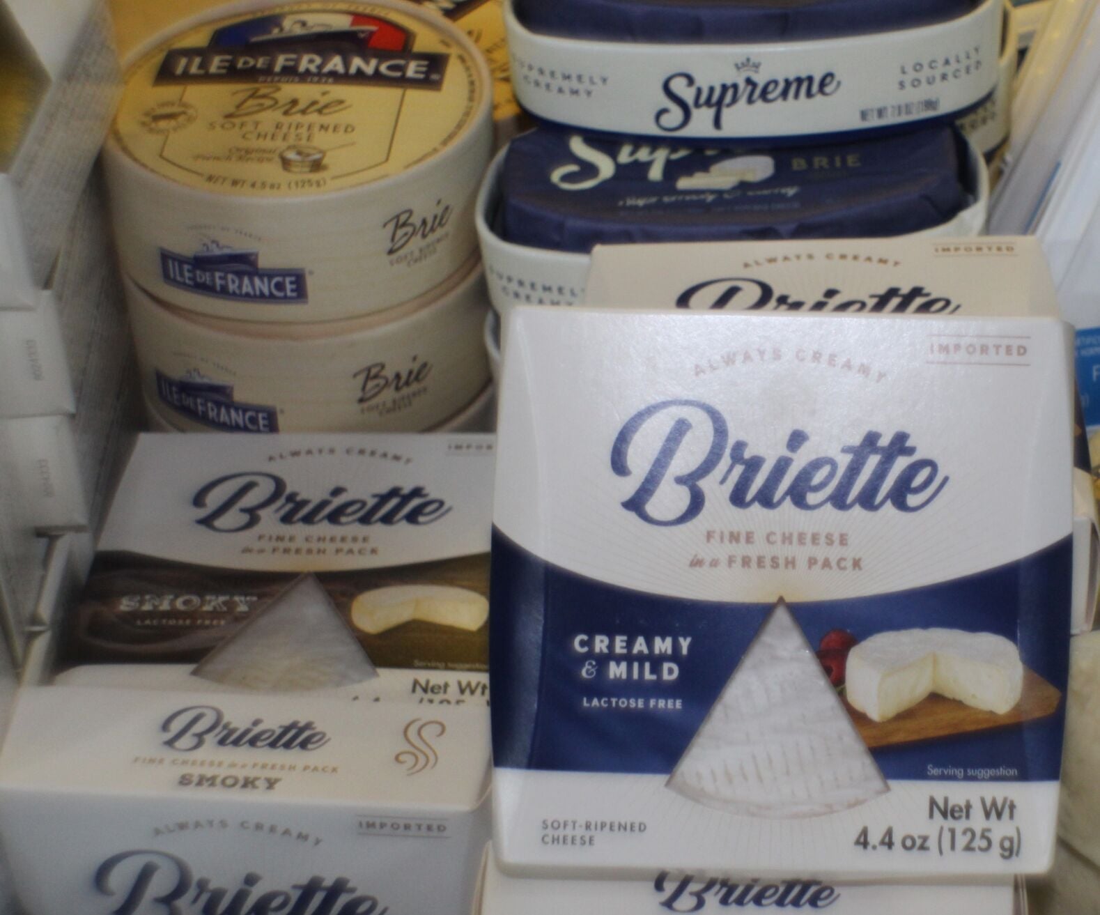 Soft cheeses, like brie, tend to have more lactose as a younger cheese ...