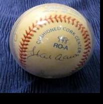 What's it worth on eBay? Signed 500 Club Home Run baseball