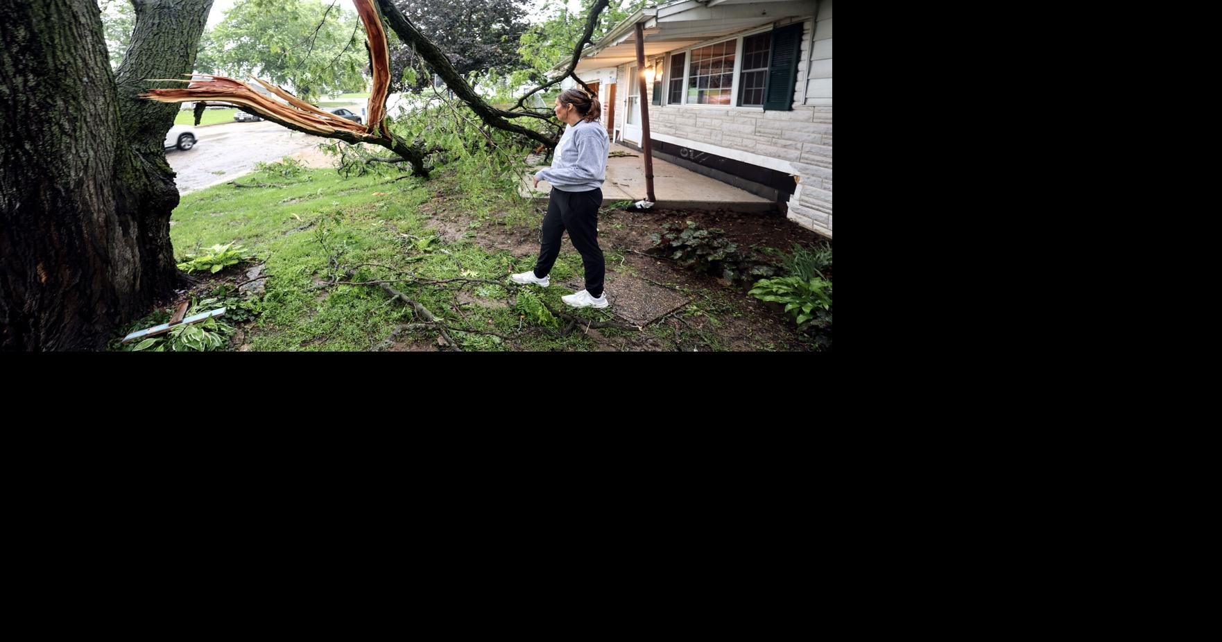 Storms cause power outages, downed trees throughout Dubuque area