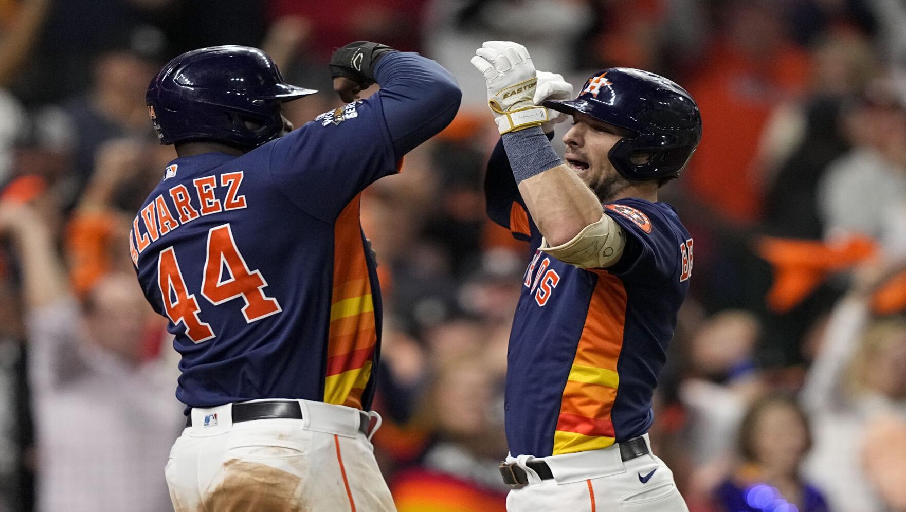 Bregman, Alvarez homer in 1st inning leading Astros over Red Sox 6