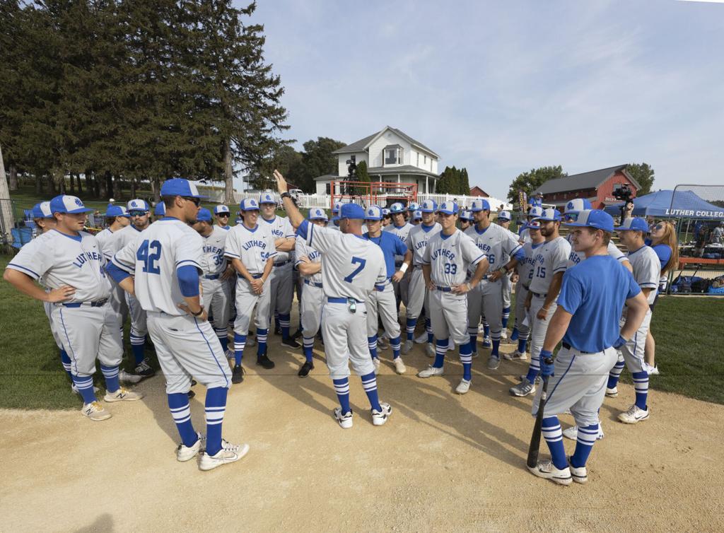 Luther College baseball makes history on the Field of Dreams