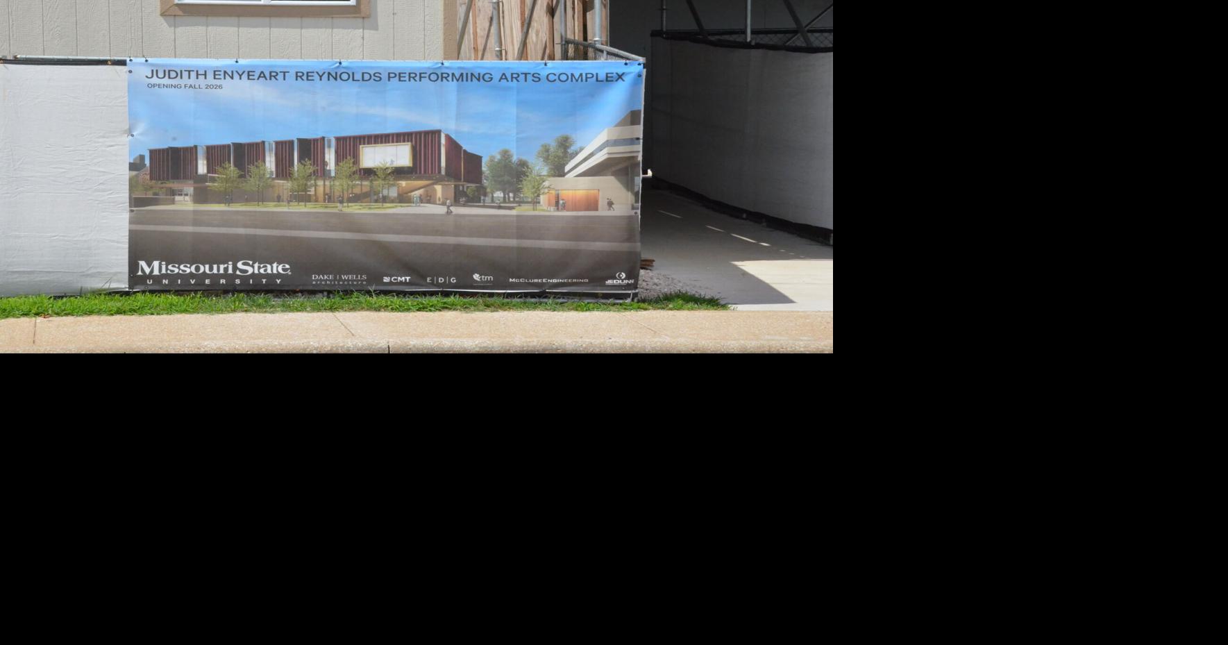 On-campus construction updates: Judith Enyeart Reynolds Performing Arts Complex