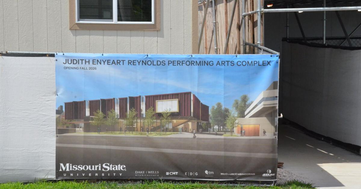 On-campus construction updates: Judith Enyeart Reynolds Performing Arts Complex