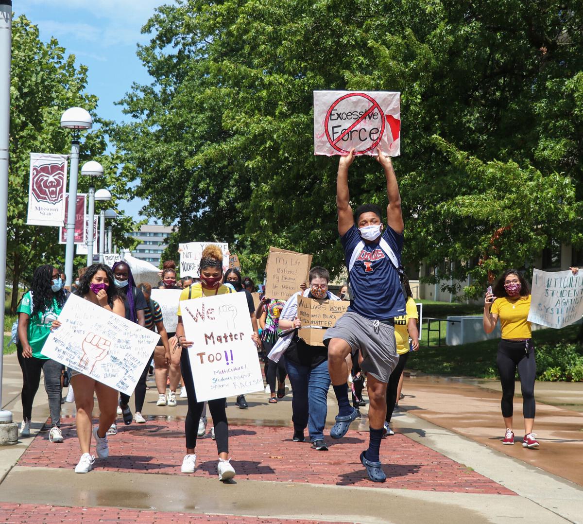 Multicultural Students Against Systemic Racism Protest - March