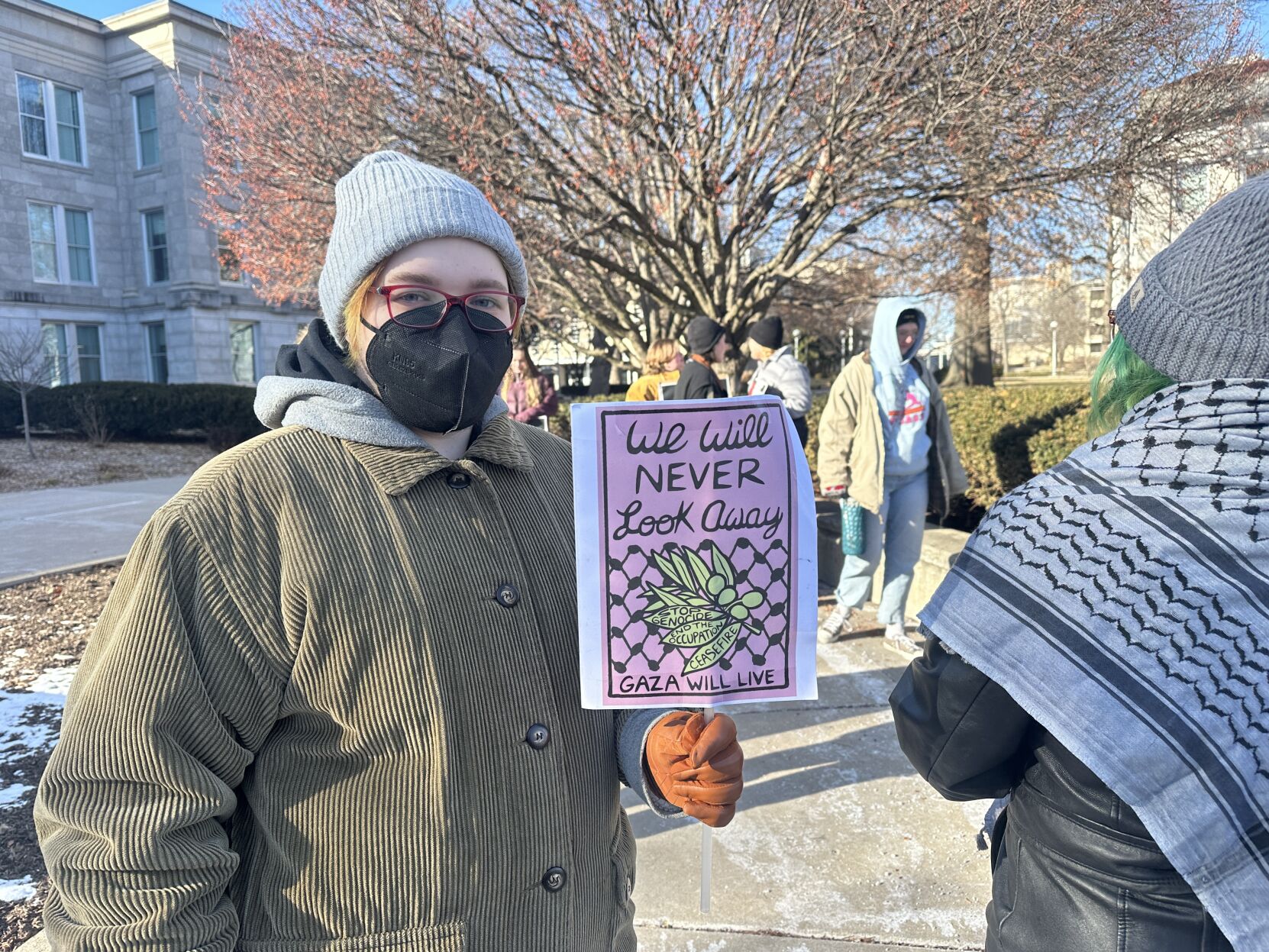 Free Palestine Coalition Protest Held At Missouri State University ...