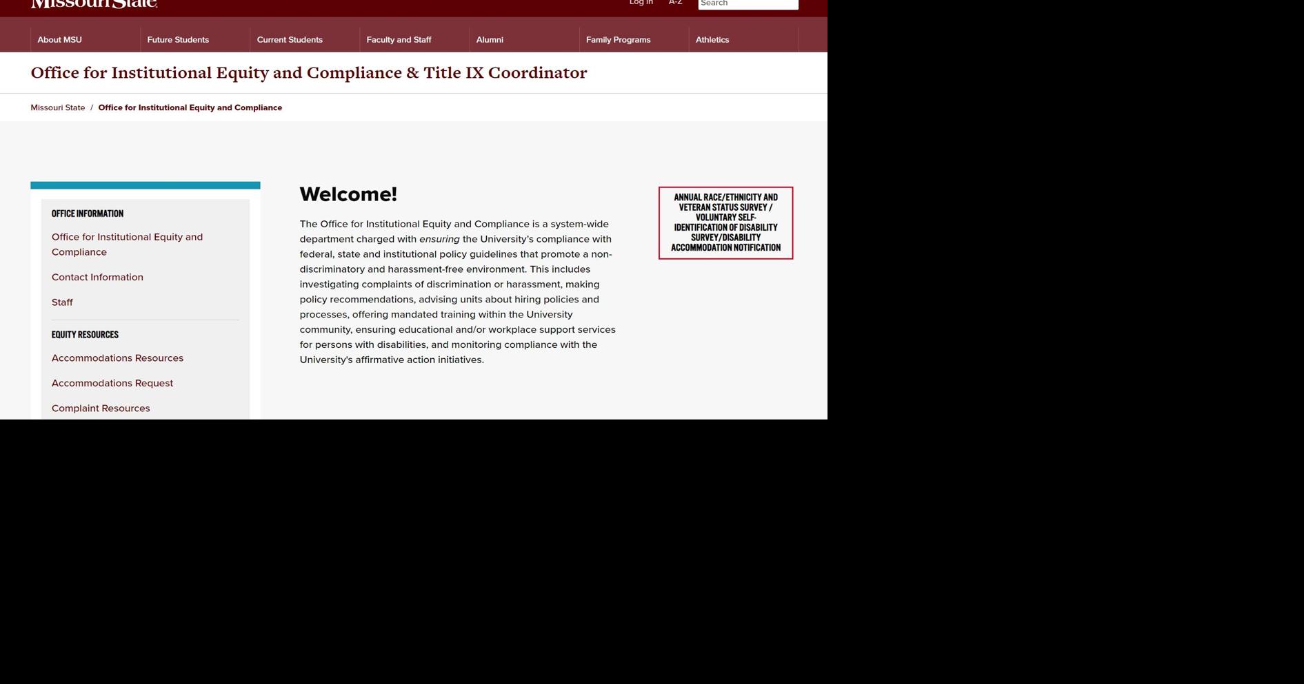 Supportive measures offered to Missouri State students under Title IX